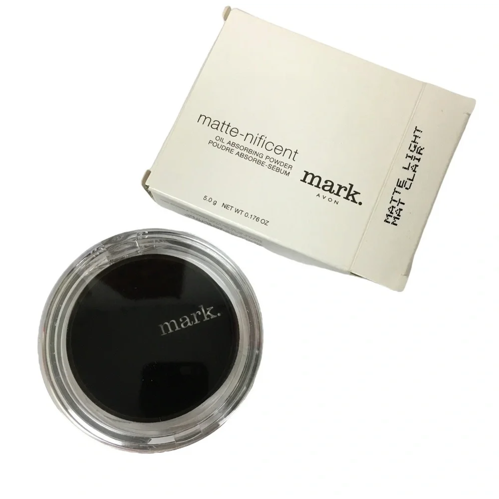 mark. Matte-Nificent Pressed Powder Oil Absorbing Compact Mirror Matte Light
